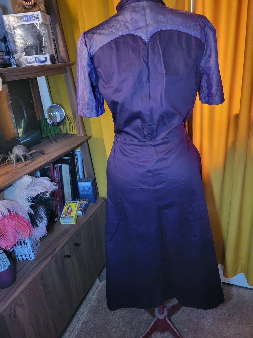 Homemade Button-Front Pinup Dress - Picture 3 of 4